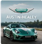 Original stylized illustration representing Austin-Healey cars in Forza Horizon 6
