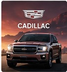 Original stylized illustration representing Cadillac cars in Forza Horizon 6