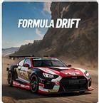 Original stylized illustration representing Formula Drift cars in Forza Horizon 6