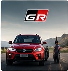 Original stylized illustration representing GR cars in Forza Horizon 6