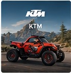 Original stylized illustration representing KTM cars in Forza Horizon 6