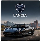 Original stylized illustration representing Lancia cars in Forza Horizon 6