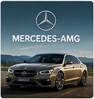 Original stylized illustration representing Mercedes-AMG cars in Forza Horizon 6