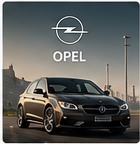 Original stylized illustration representing Opel cars in Forza Horizon 6