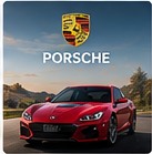 Original stylized illustration representing Porsche cars in Forza Horizon 6